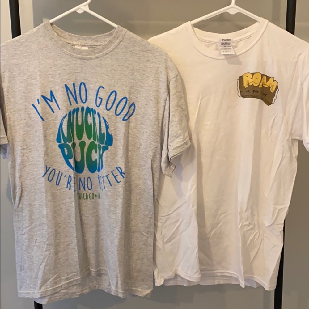 Knuckle Puck and ROAM Pop Punk T-shirt Combo